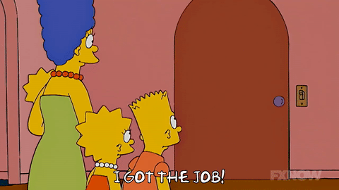 Homer Simpson got the job